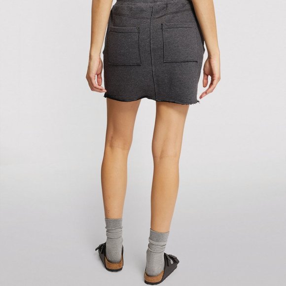 NWT ATM Drawstring French Terry Skirt - Picture 3 of 6